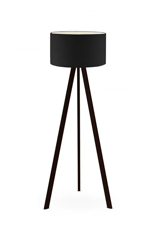 Black Modern Floor Lamp & Pendant Lamp Set