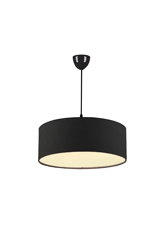 Black Modern Floor Lamp & Pendant Lamp Set