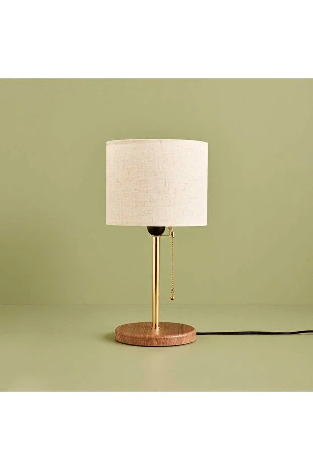 Cream Fabric Lampshade Table Lamp