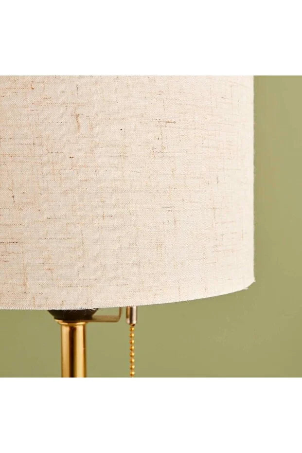 Cream Fabric Lampshade Table Lamp